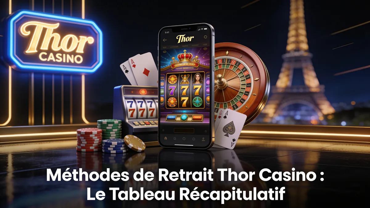 Méthodes de Retrait Thor Casino : Le Tableau Récapitulatif — thor casino en France